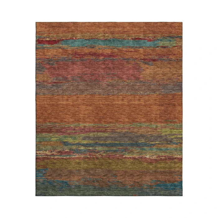 Dalyn Luxury Washable Trevi TV8 Terracotta 3' x 5' Rug