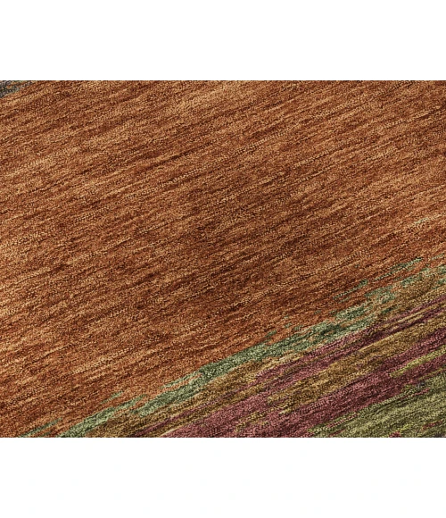 Dalyn Luxury Washable Trevi TV8 Terracotta 2'3" x 7'6" Runner Rug