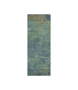 Dalyn Luxury Washable Trevi TV9 Blue 2'3" x 7'6" Runner Rug