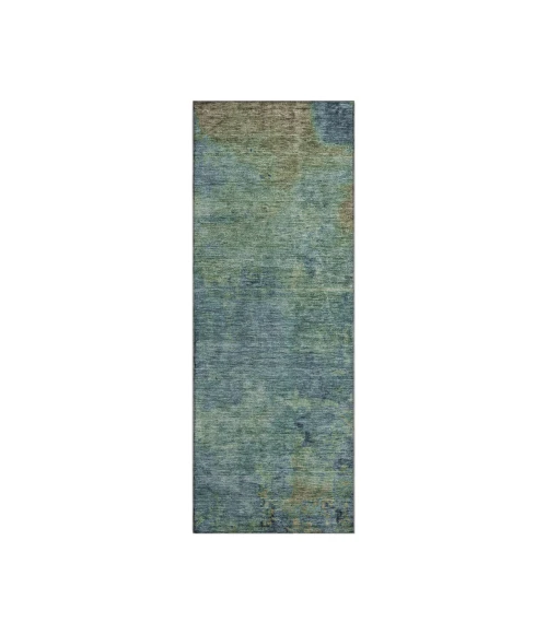 Dalyn Luxury Washable Trevi TV9 Blue 2'3" x 7'6" Runner Rug