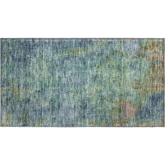 Dalyn Luxury Washable Trevi TV9 Blue 1'8" x 2'6" Rug