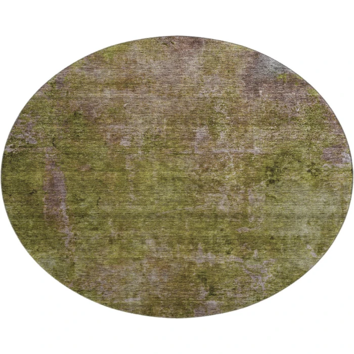 Dalyn Luxury Washable Trevi TV9 Green 8' x 8' Round Rug