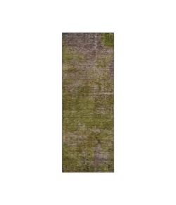 Dalyn Luxury Washable Trevi TV9 Green 2'3" x 7'6" Runner Rug