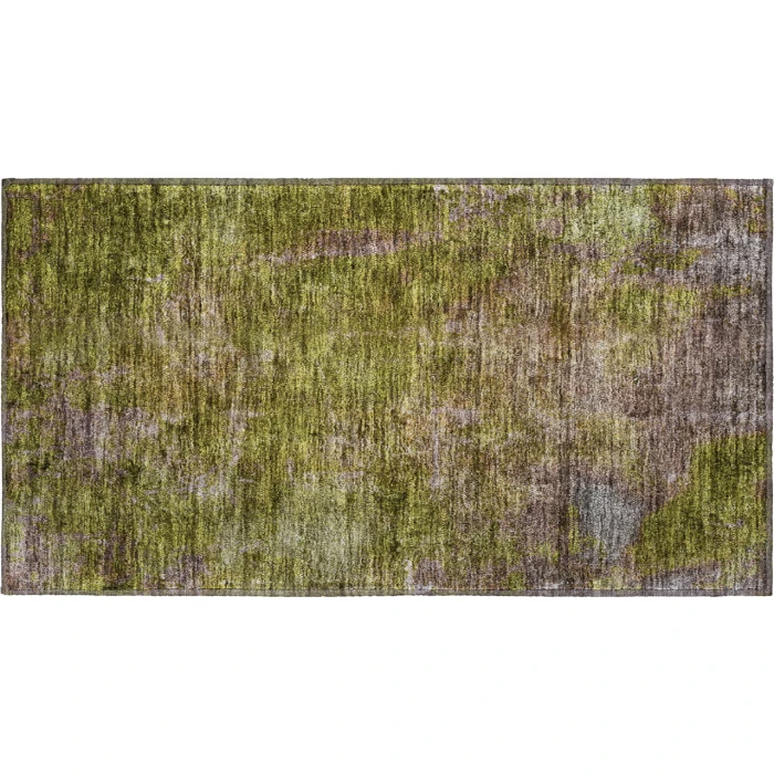 Dalyn Luxury Washable Trevi TV9 Green 1'8" x 2'6" Rug