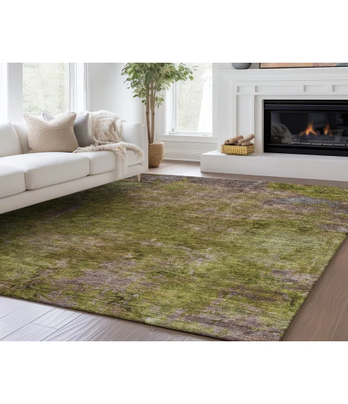 Dalyn Luxury Washable Trevi TV9 Green 10' x 14' Rug