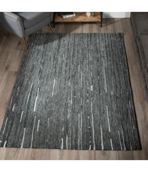 Dalyn Vibes VB1 Black Area Rug 5 ft. X 7 ft. 6 Rectangle