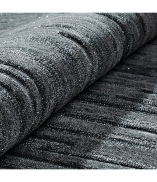 Dalyn Vibes VB1 Black Area Rug 5 ft. X 7 ft. 6 Rectangle