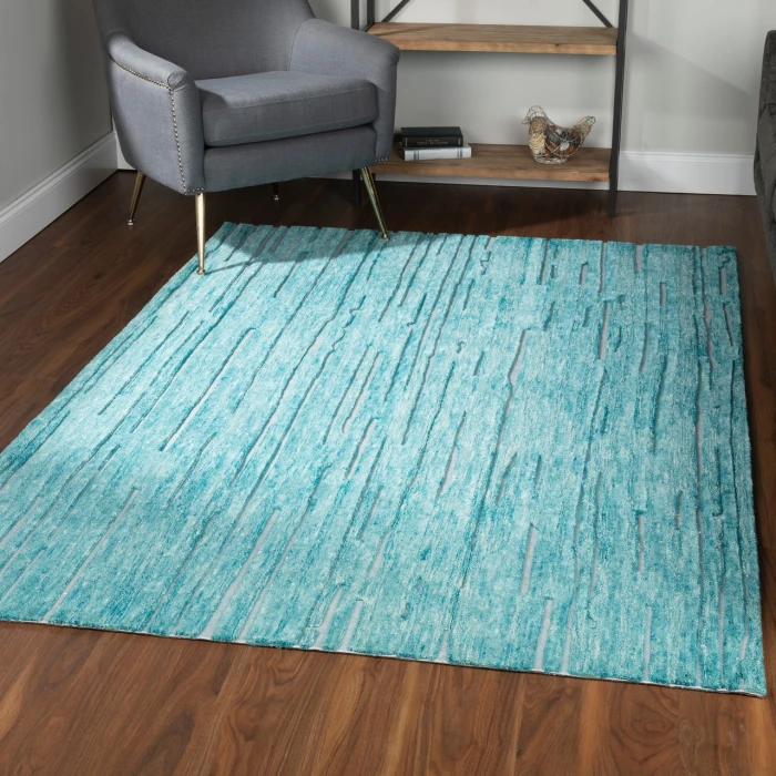 Dalyn Vibes VB1 Teal Area Rug 2 ft. 3 X 7 ft. 6 Rectangle