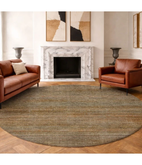 Dalyn Vico Orange VC1 8ft. x 8ft. Round Rug