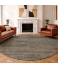 Dalyn Vico Brown VC1 8ft. x 8ft. Round Rug