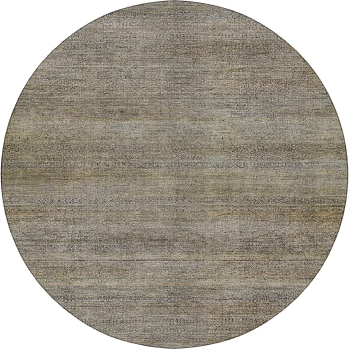 Dalyn Vico Brown VC2 8ft. x 8ft. Round Rug