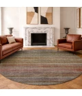 Dalyn Vico Brown VC4 8ft. x 8ft. Round Rug