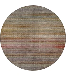 Dalyn Vico Brown VC4 8ft. x 8ft. Round Rug