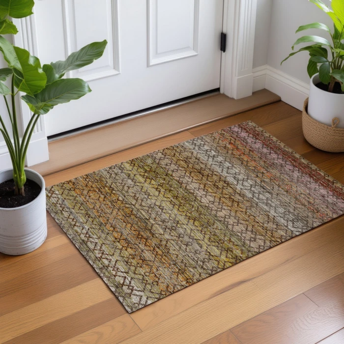 Dalyn Vico Brown VC4 1ft.8in. x 2ft.6in. Rect. Rug