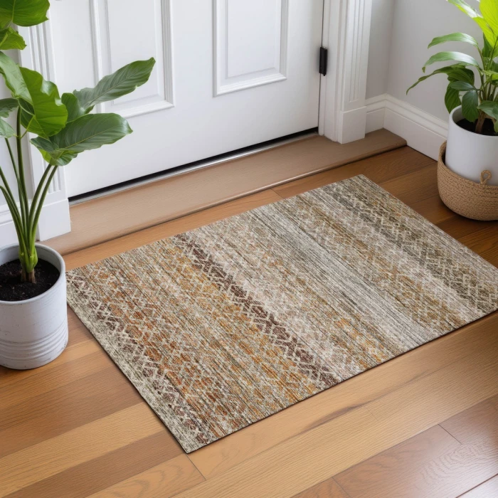 Dalyn Vico Brown VC4 1ft.8in. x 2ft.6in. Rect. Rug