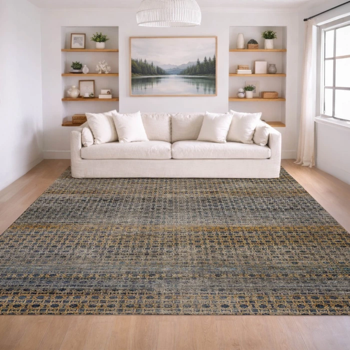 Dalyn Vico Blue VC5 10ft. x 14ft. Rect. Rug