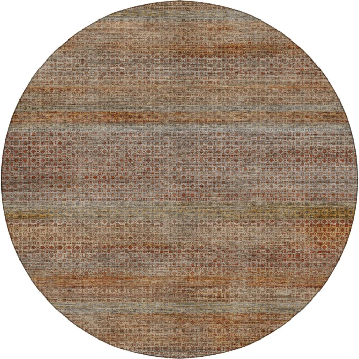 Dalyn Vico Orange VC5 8ft. x 8ft. Round Rug