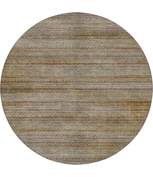 Dalyn Vico Brown VC6 8ft. x 8ft. Round Rug