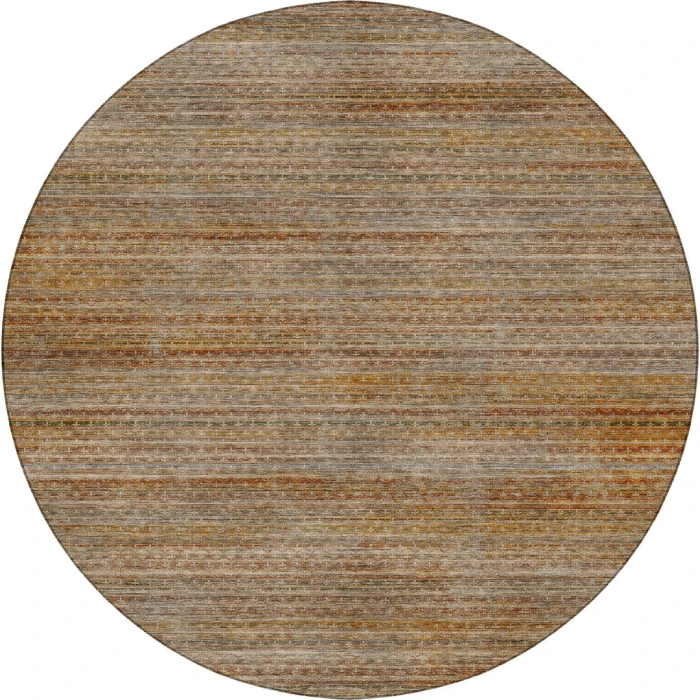 Dalyn Vico Orange VC6 8ft. x 8ft. Round Rug