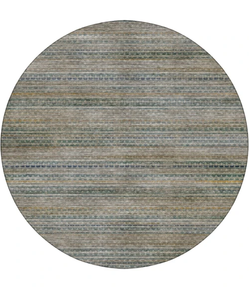 Dalyn Vico Teal VC6 8ft. x 8ft. Round Rug