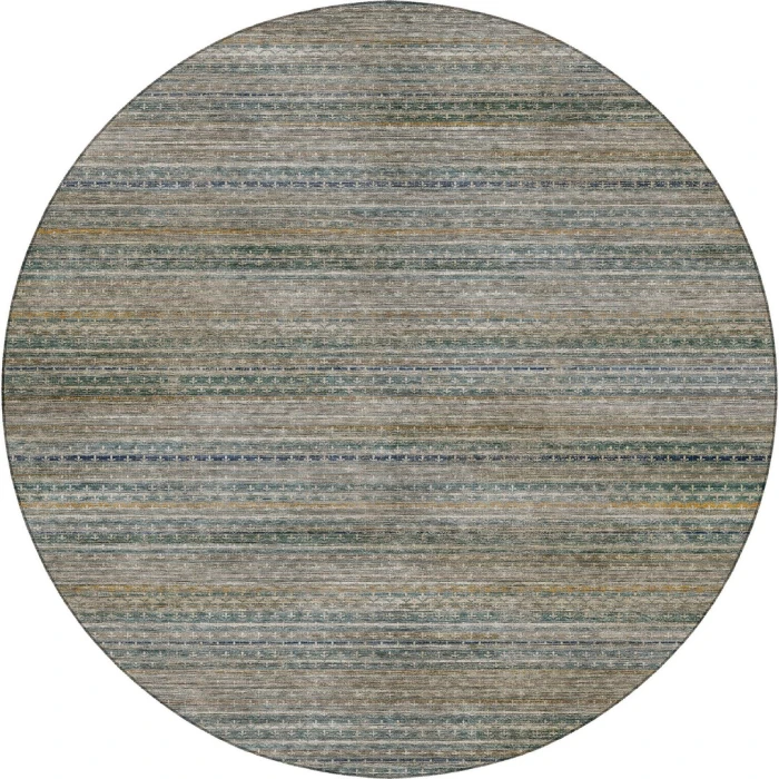 Dalyn Vico Teal VC6 8ft. x 8ft. Round Rug