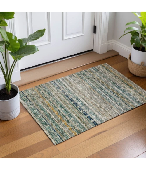 Dalyn Vico Teal VC6 1ft.8in. x 2ft.6in. Rect. Rug