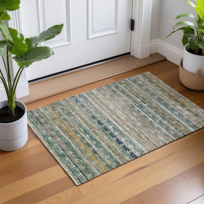 Dalyn Vico Teal VC6 1ft.8in. x 2ft.6in. Rect. Rug