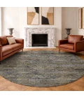 Dalyn Vico Blue VC7 8ft. x 8ft. Round Rug