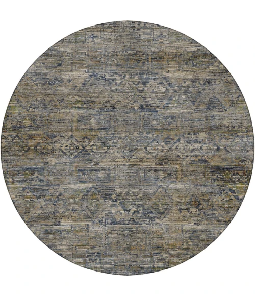Dalyn Vico Blue VC7 8ft. x 8ft. Round Rug