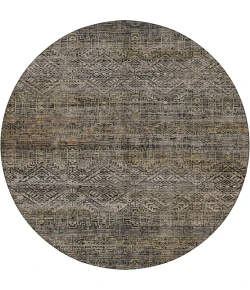 Dalyn Vico Black VC8 8ft. x 8ft. Round Rug