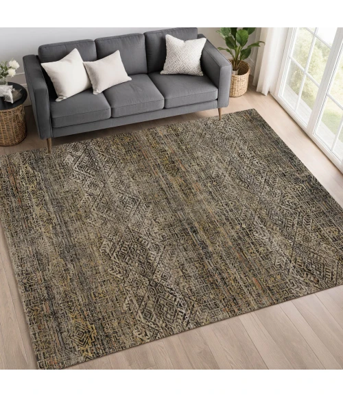 Dalyn Vico Black VC8 6ft.6in. x 9ft.6in. Rect. Rug