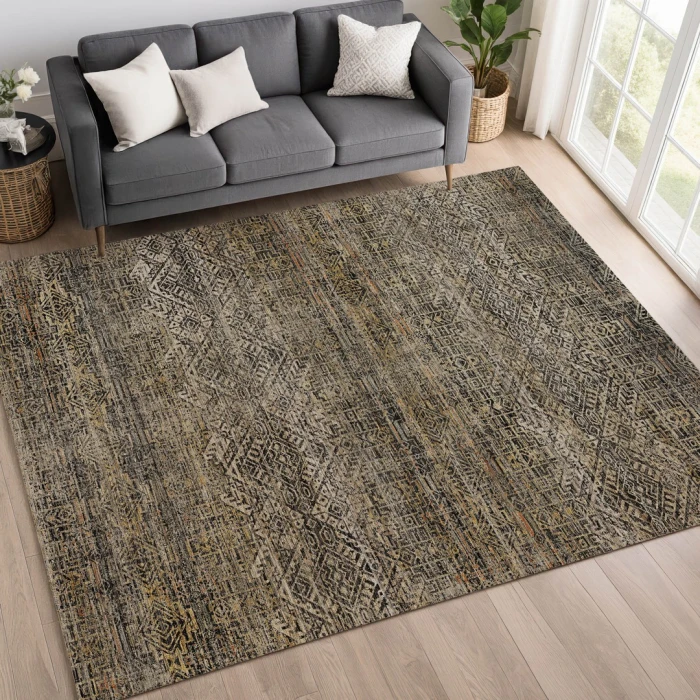 Dalyn Vico Black VC8 9ft. x 12ft. Rect. Rug
