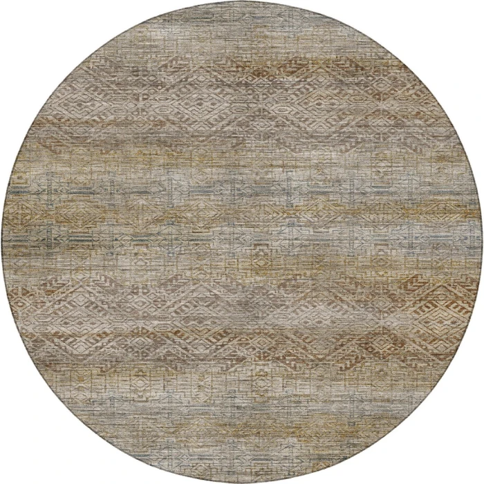Dalyn Vico Ivory VC8 8ft. x 8ft. Round Rug
