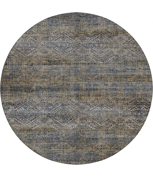 Dalyn Vico Blue VC8 8ft. x 8ft. Round Rug