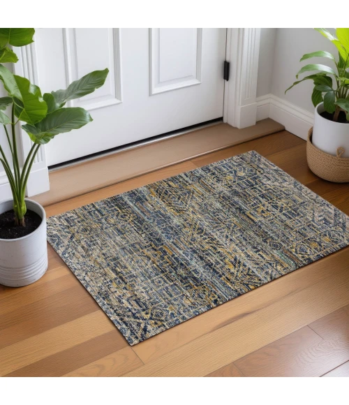 Dalyn Vico Blue VC8 1ft.8in. x 2ft.6in. Rect. Rug