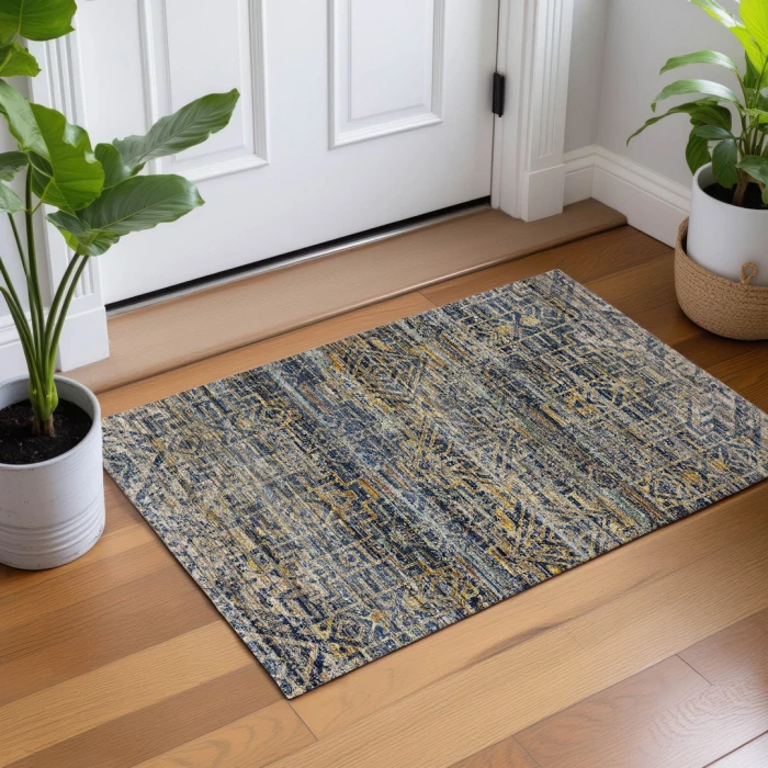 Dalyn Vico Blue VC8 1ft.8in. x 2ft.6in. Rect. Rug