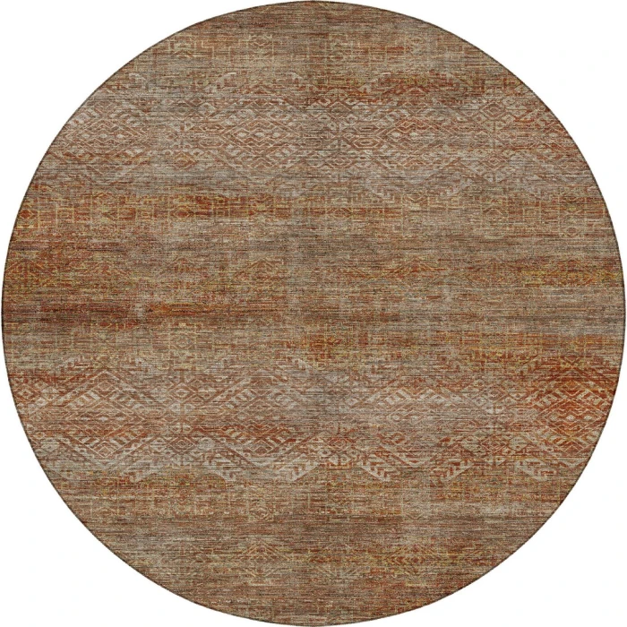 Dalyn Vico Orange VC8 8ft. x 8ft. Round Rug