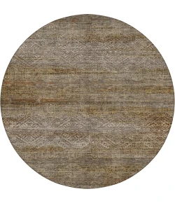 Dalyn Vico Brown VC8 8ft. x 8ft. Round Rug