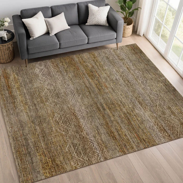 Dalyn Vico Brown VC8 6ft.6in. x 9ft.6in. Rect. Rug