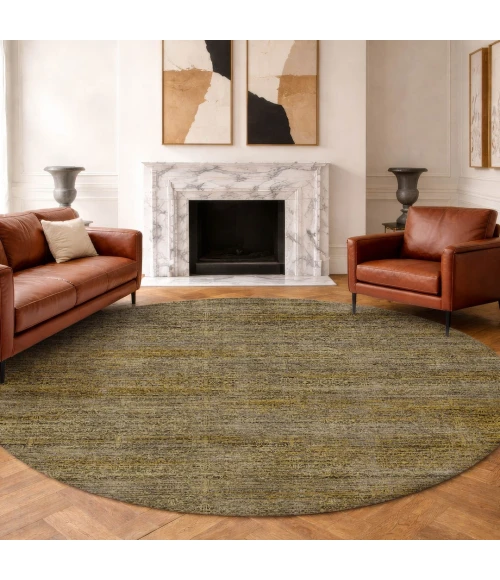 Dalyn Vico Gold VC9 8ft. x 8ft. Round Rug