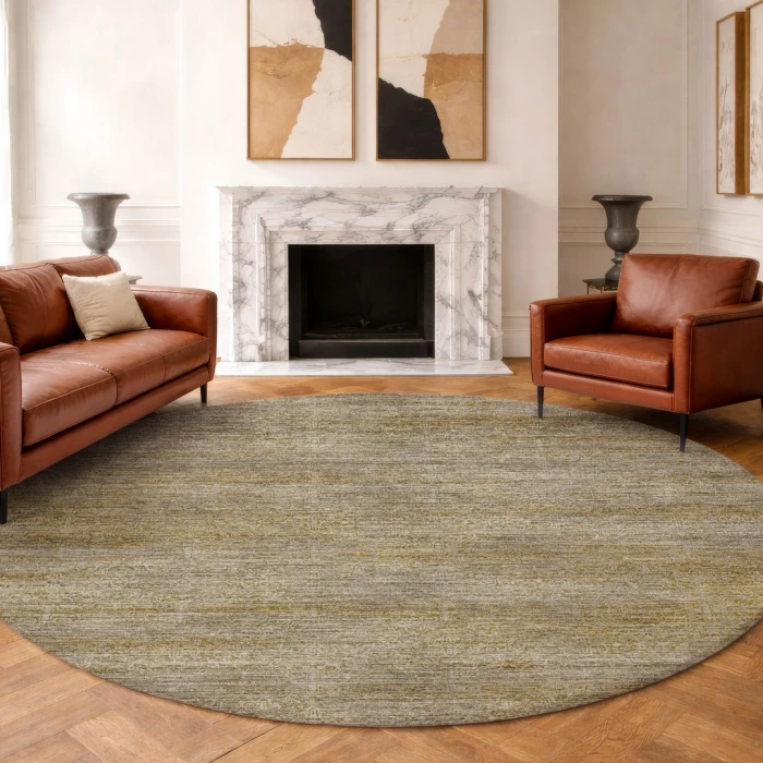 Dalyn Vico Ivory VC9 8ft. x 8ft. Round Rug