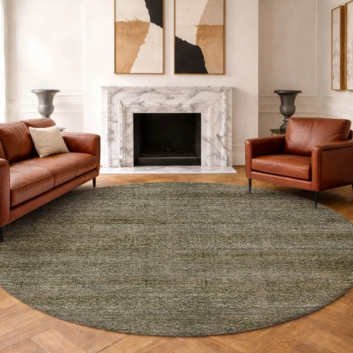 Dalyn Vico Green VC9 8ft. x 8ft. Round Rug