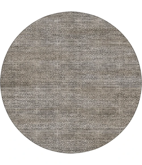 Dalyn Vico Gray VC9 8ft. x 8ft. Round Rug