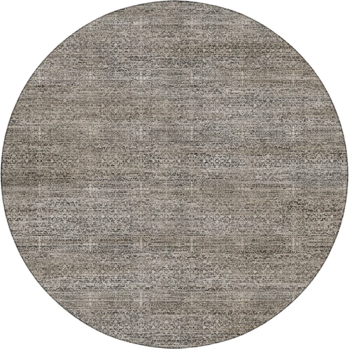 Dalyn Vico Gray VC9 8ft. x 8ft. Round Rug