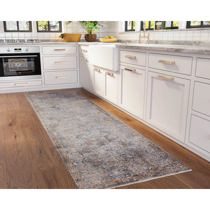 Dalyn Vienna VI5 Denim 2'3" x 7'10" Runner Rug
