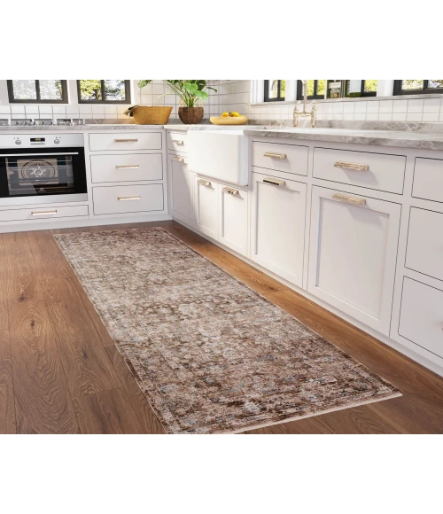 Dalyn Vienna VI6 Chocolate 2'3" x 7'10" Runner Rug