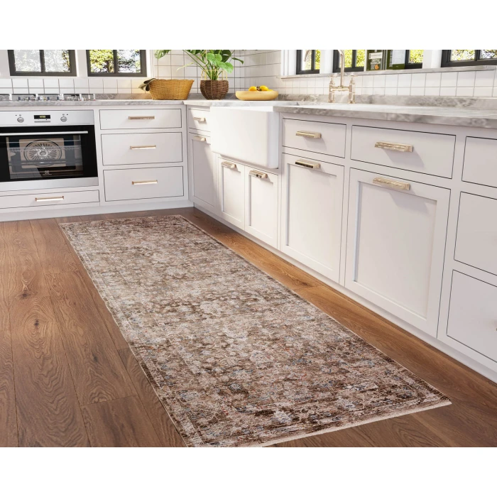 Dalyn Vienna VI6 Chocolate 2'3" x 7'10" Runner Rug