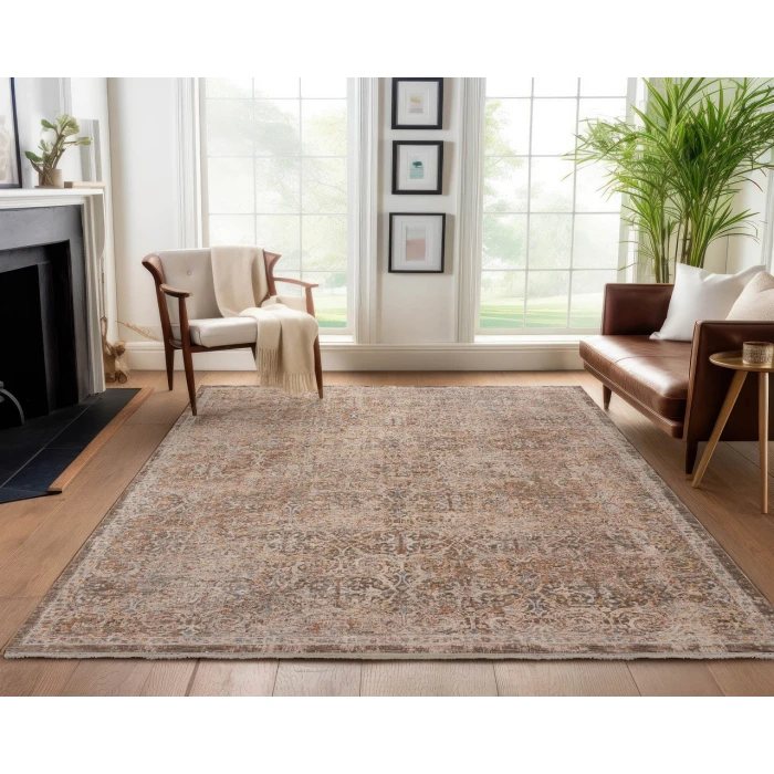 Dalyn Vienna VI7 Chocolate 7'10" x 10' Rug