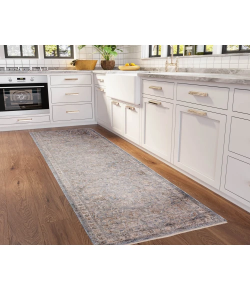 Dalyn Vienna VI8 Denim 2'3" x 7'10" Runner Rug