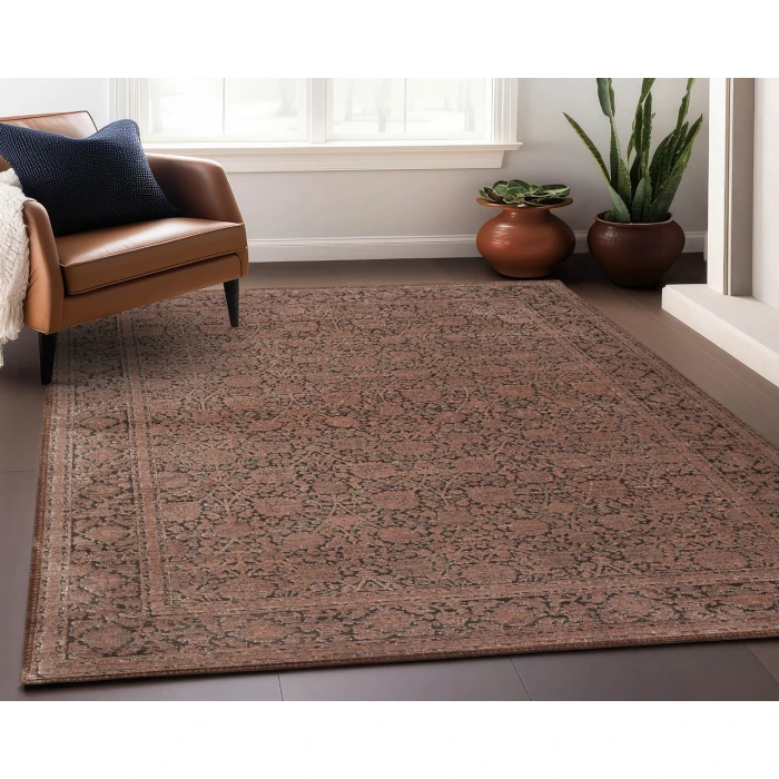 Dalyn Vizcia VZ1 Brown 1'8" x 2'6" Rug